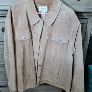 C/WS Suede Genuine Leather jacket size 3x